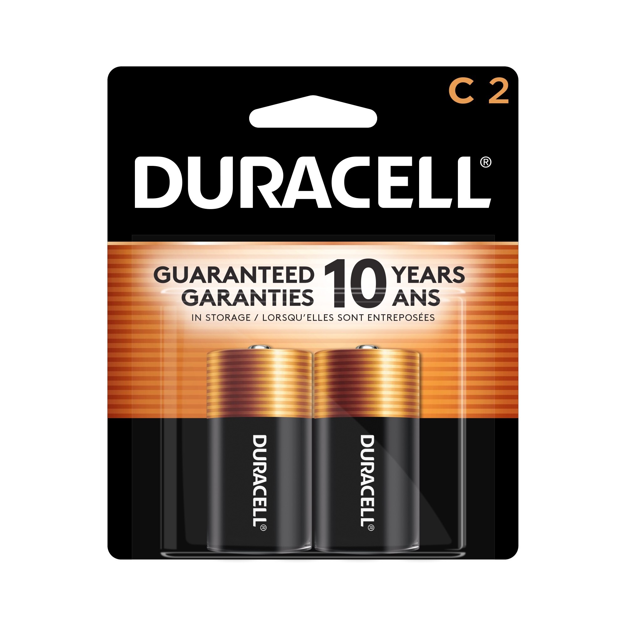 DURACELL C 2PK BATTERIES