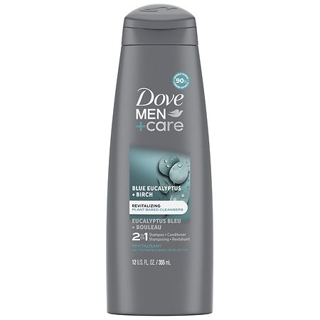 DOVE MEN CARE SHAMPOO + CONDITIONER BLUE EUCALYPTU