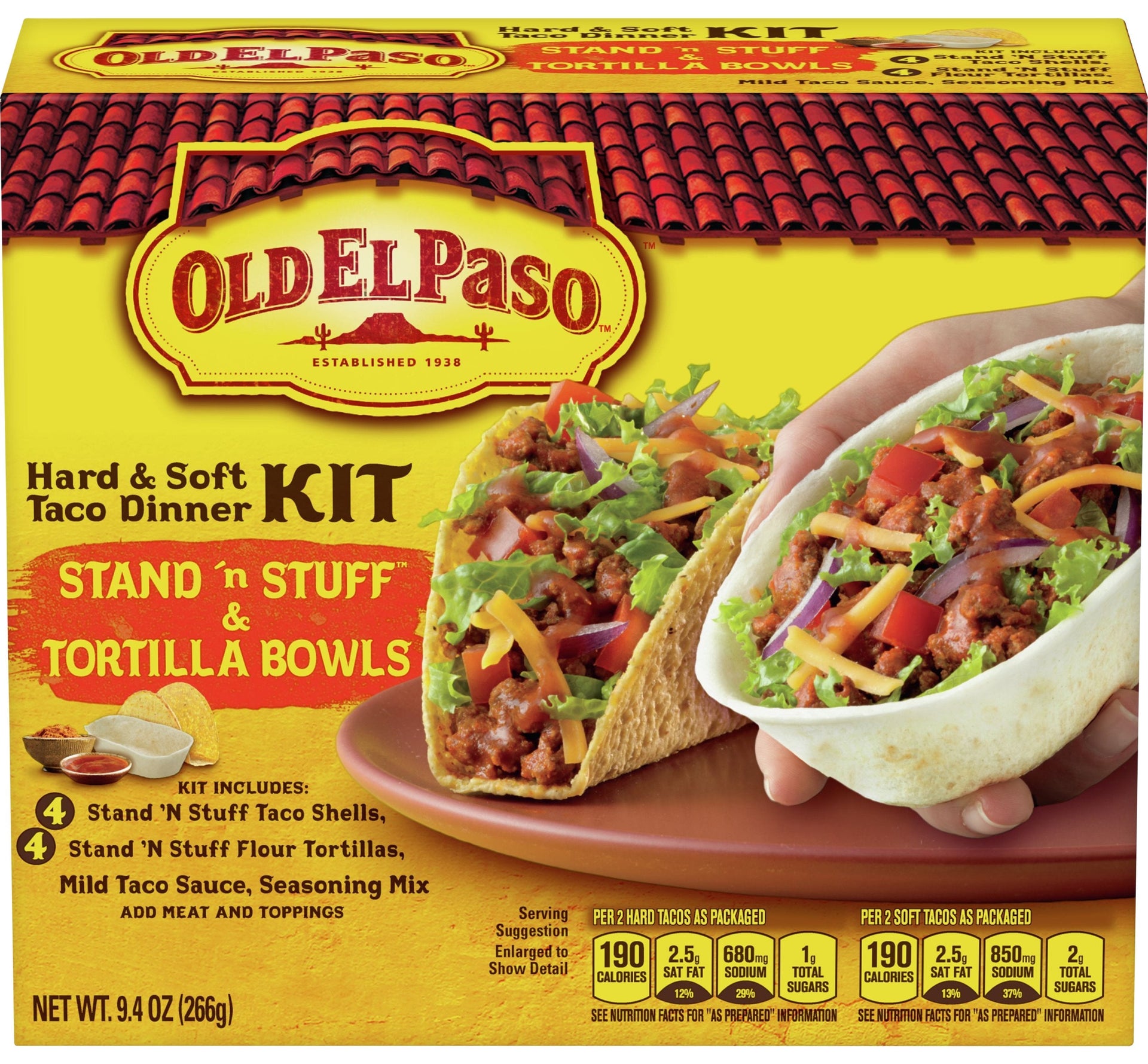 OLD EL PASO STAND STUFF TACO SHELF