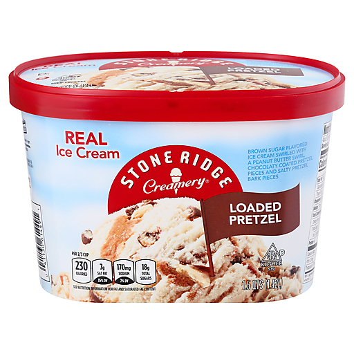 STONE RIDGE ICE CREAM LOADED PRETZEL