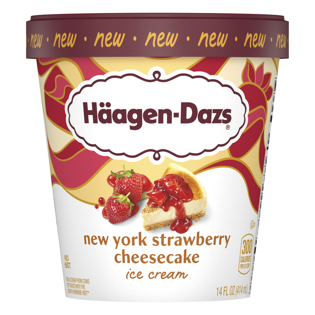 HD NY STRAWBERRY CHEESECAKE 14OZ