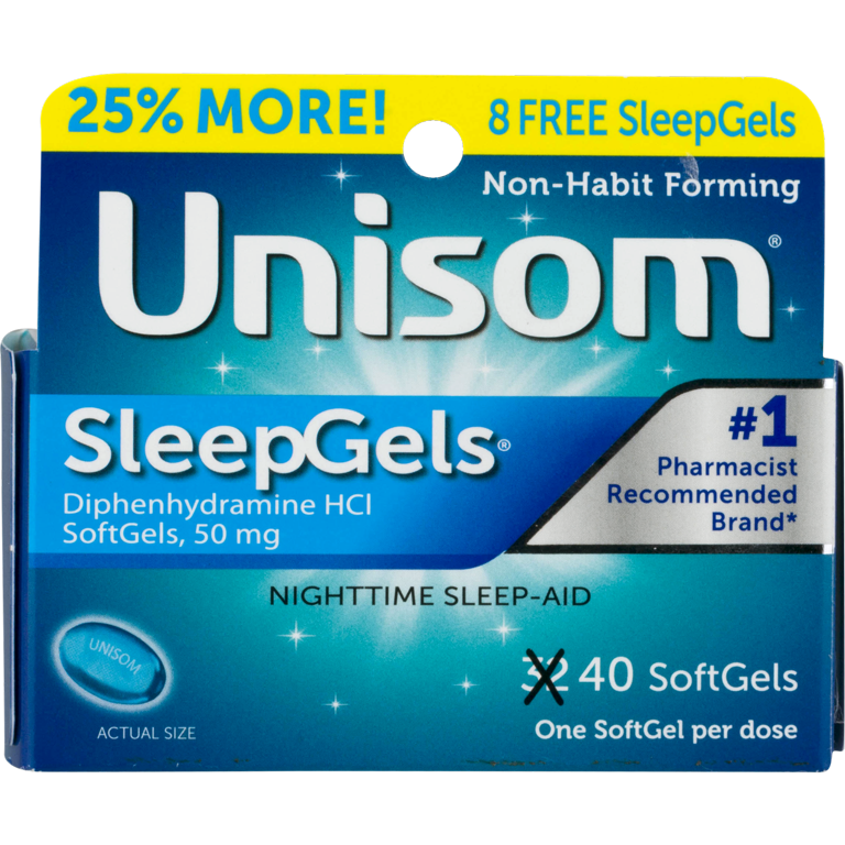 UNISOM SLEEP GELS NIGHT TIME 8C