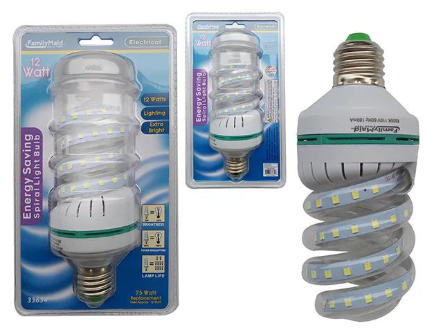 FAMILY MAID SPIRAL LIGHT BULB 12W