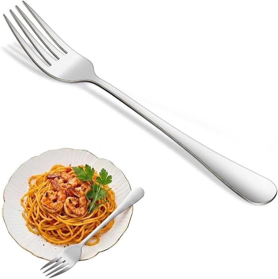CRYSTALINE HOUSEWARES DESSERT FORKS 8P