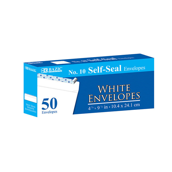 BAZIC PRODUCTS WHITE ENVELOPES 50 C