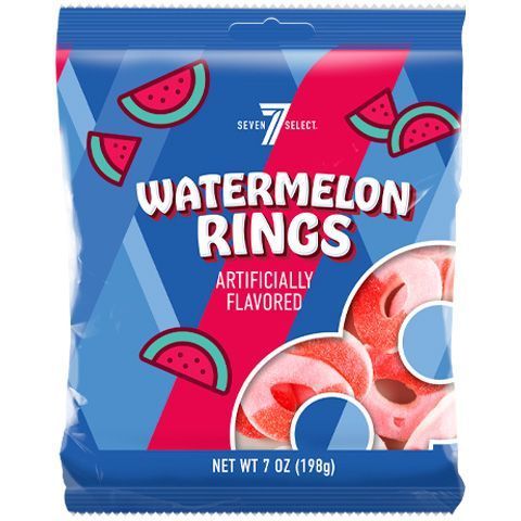 GUMMY BEAR WATERMELON RINGS 7OZ