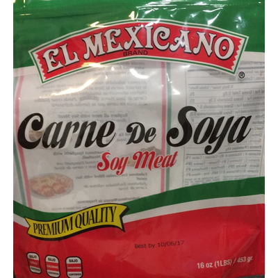 EL MEXICANO SOY MEAT 8 OZ