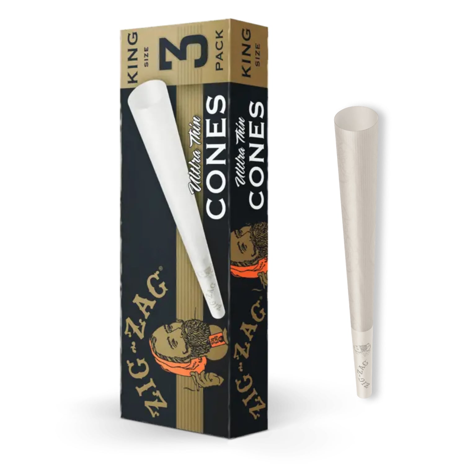 ZIG ZAG ULTRA THIN CONES KING SIZE 3P