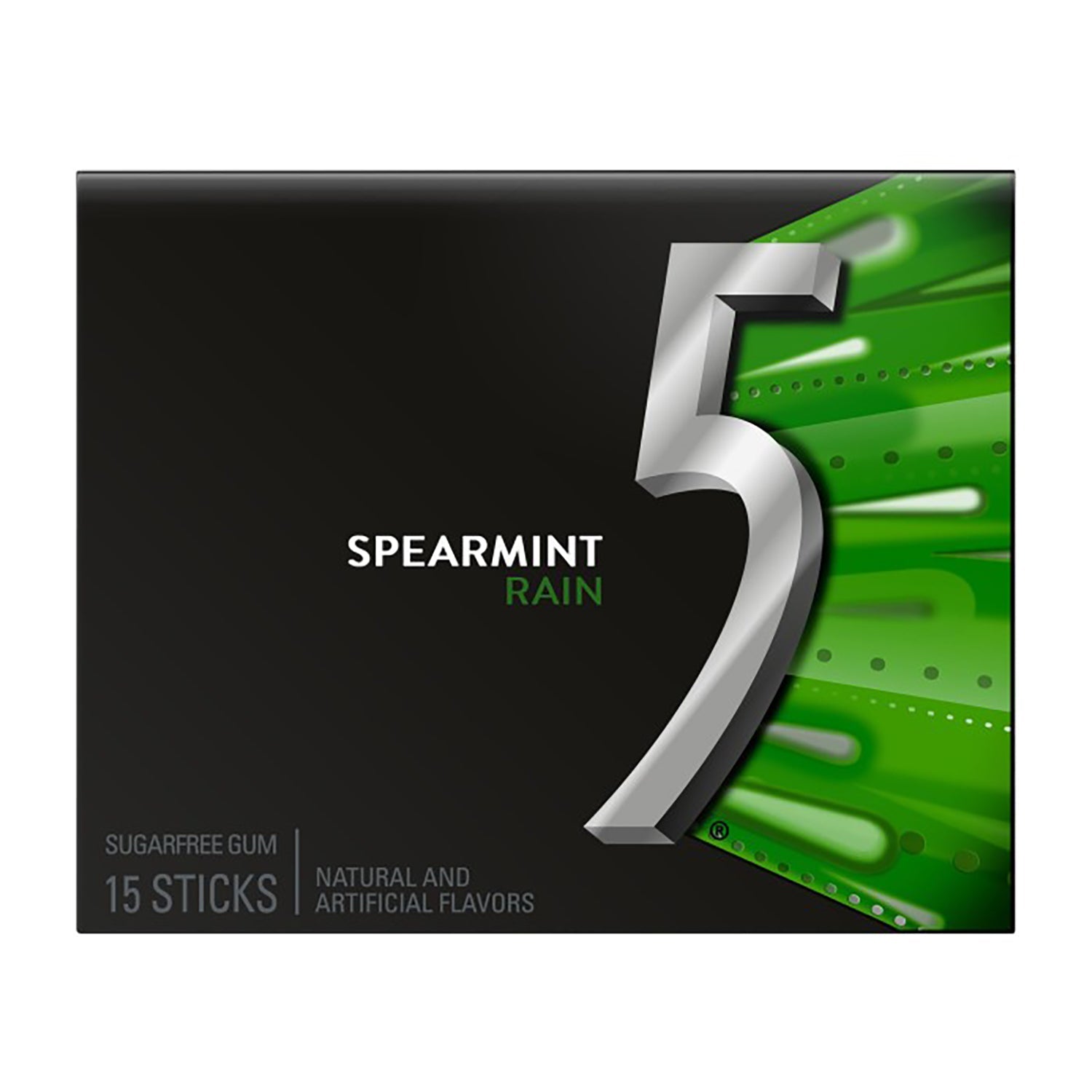 5 GUM SPEARMINT RAIN 15P
