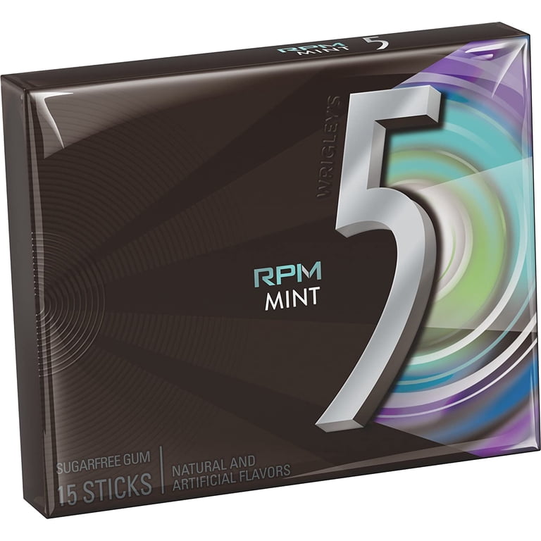5 GUM RPM MINT 15P