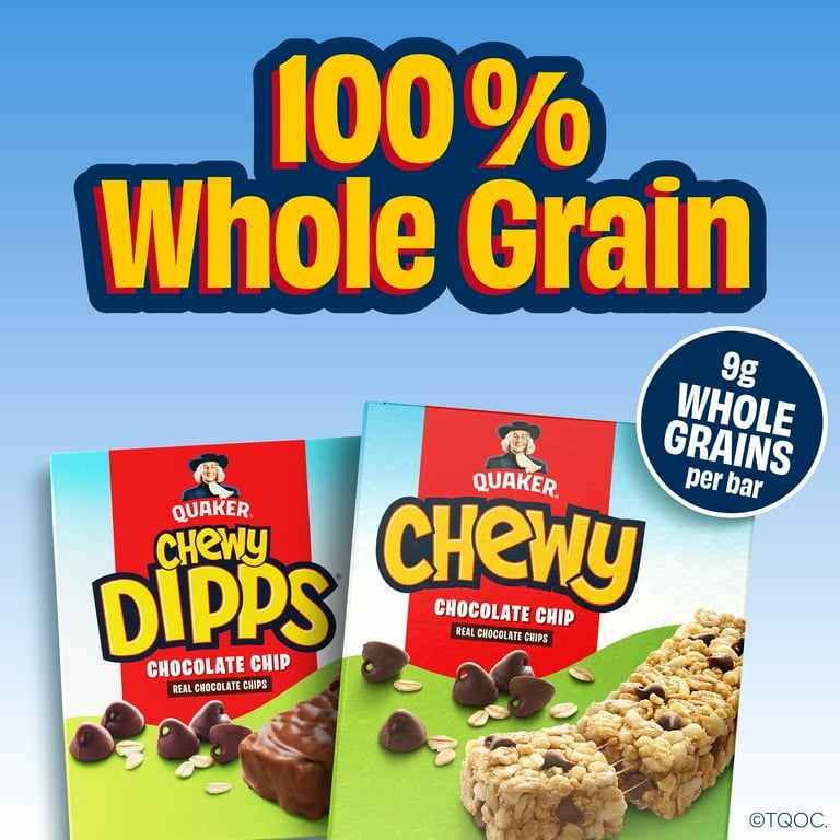 QUAKER CHEWY CHOCOLATE CHIP 8P