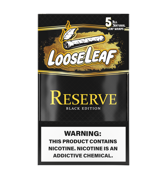 LOOSELEAF RESERVE BLACK 5P