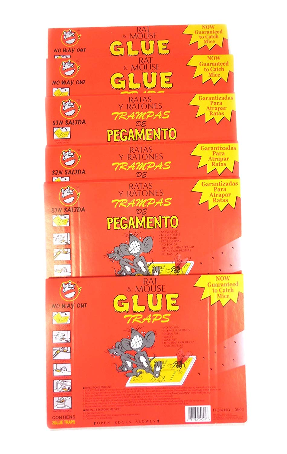NO WAY OUT MOUSE & INSECTS GLUE TRAPS