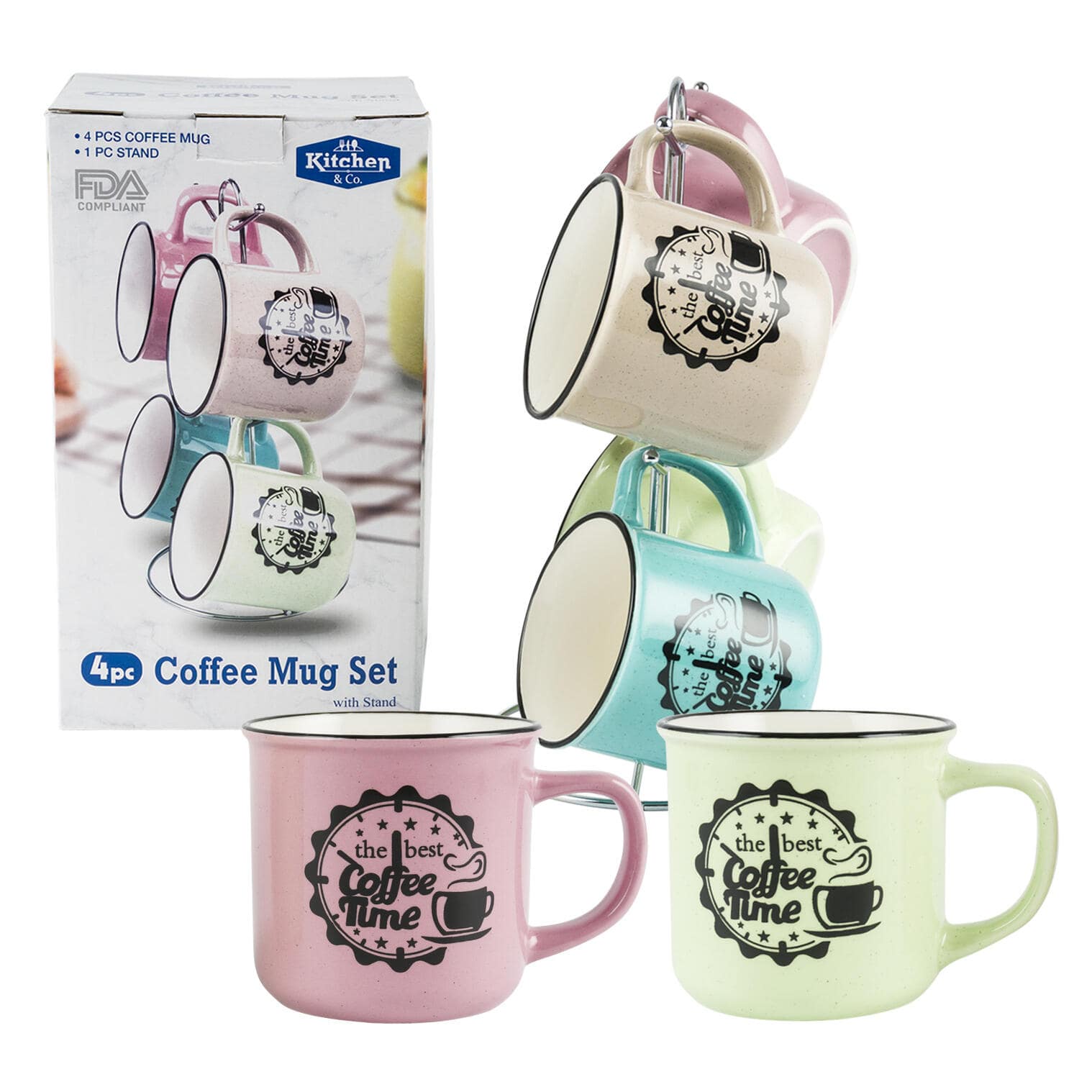 GLAZE ENAMEL SESAME MUG 11OZ