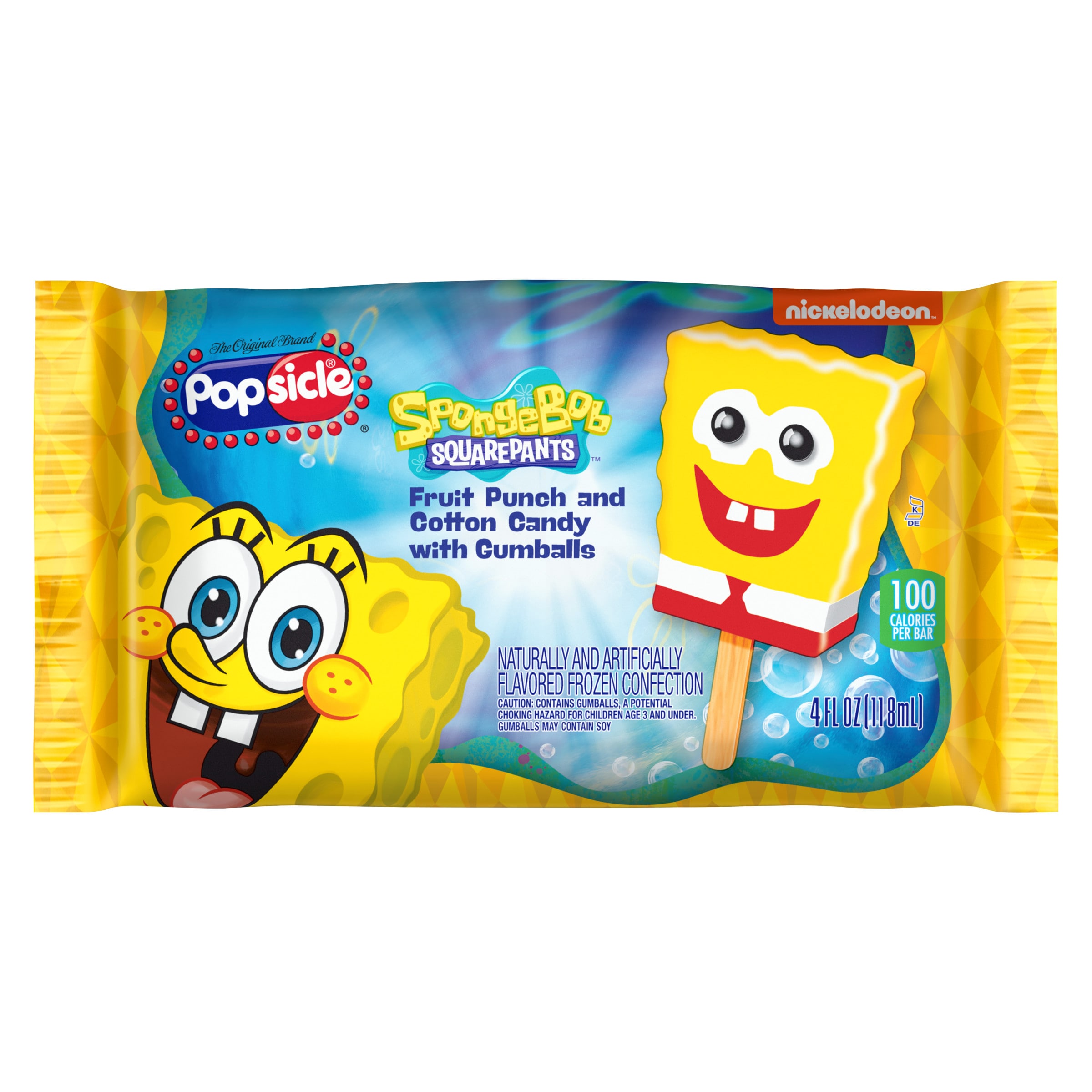 POPSICLE SPONGEBOB SQUAREPANTS 4OZ