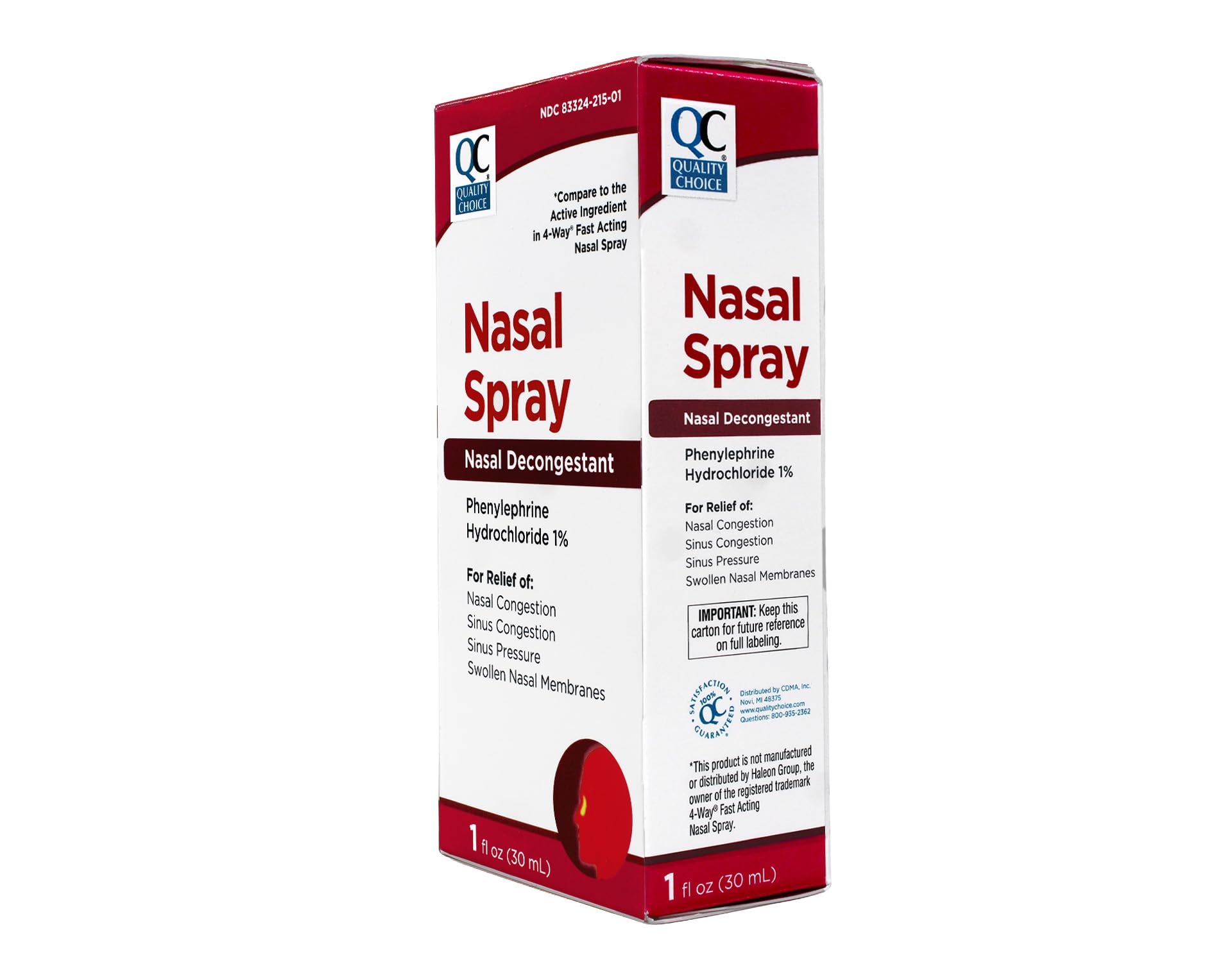 QUALITY CHOICE NASAL SPRAY NASAL DECONGE