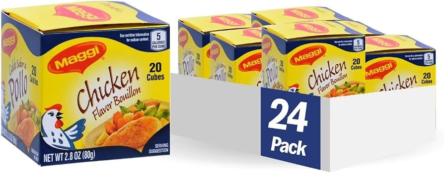 MAGGI CHICKEN FLAVOR BOUILLON CUBES 20P