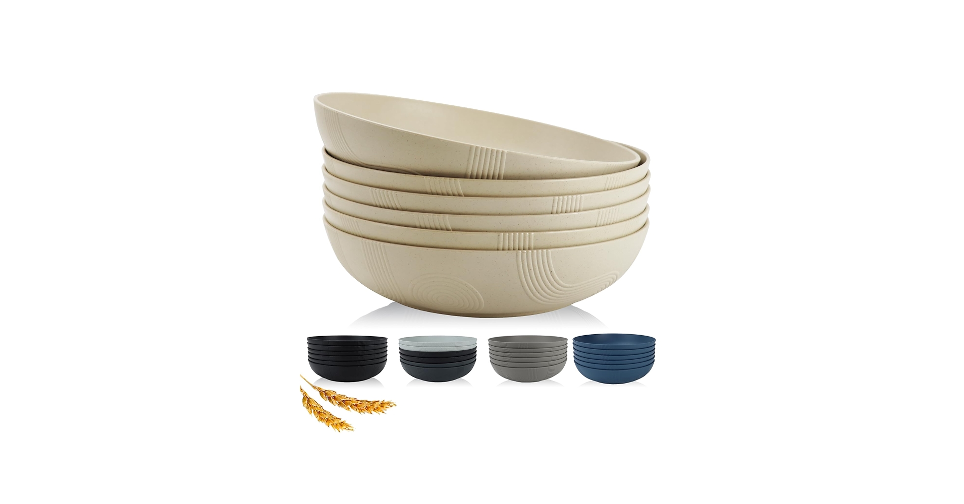 PAC IT FRESH PLASTIC SALAD BOWL 10.6IN