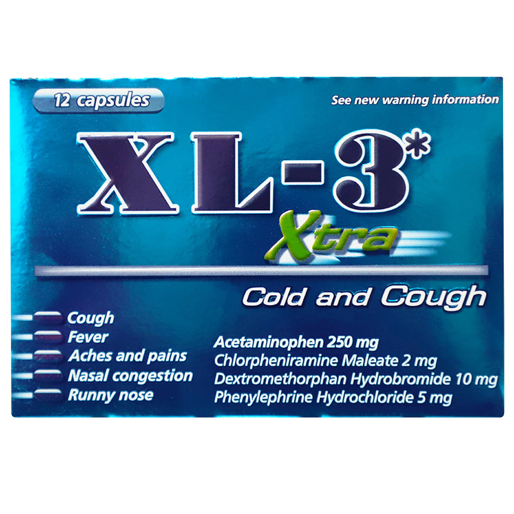 XL 3 XTRA COLD & COUGH 12P
