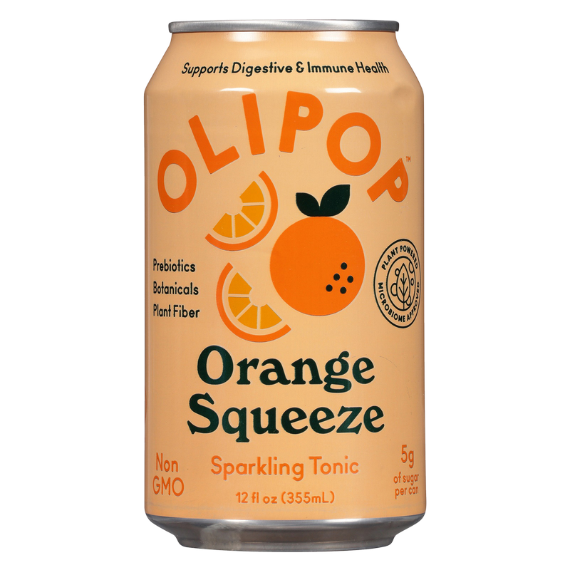 OLIPOP ORANGE SQUEEZE 12OZ