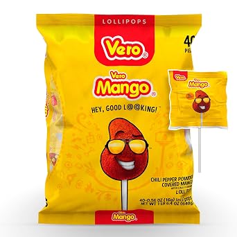 VERO MANGO LOLLIPOPS 40P