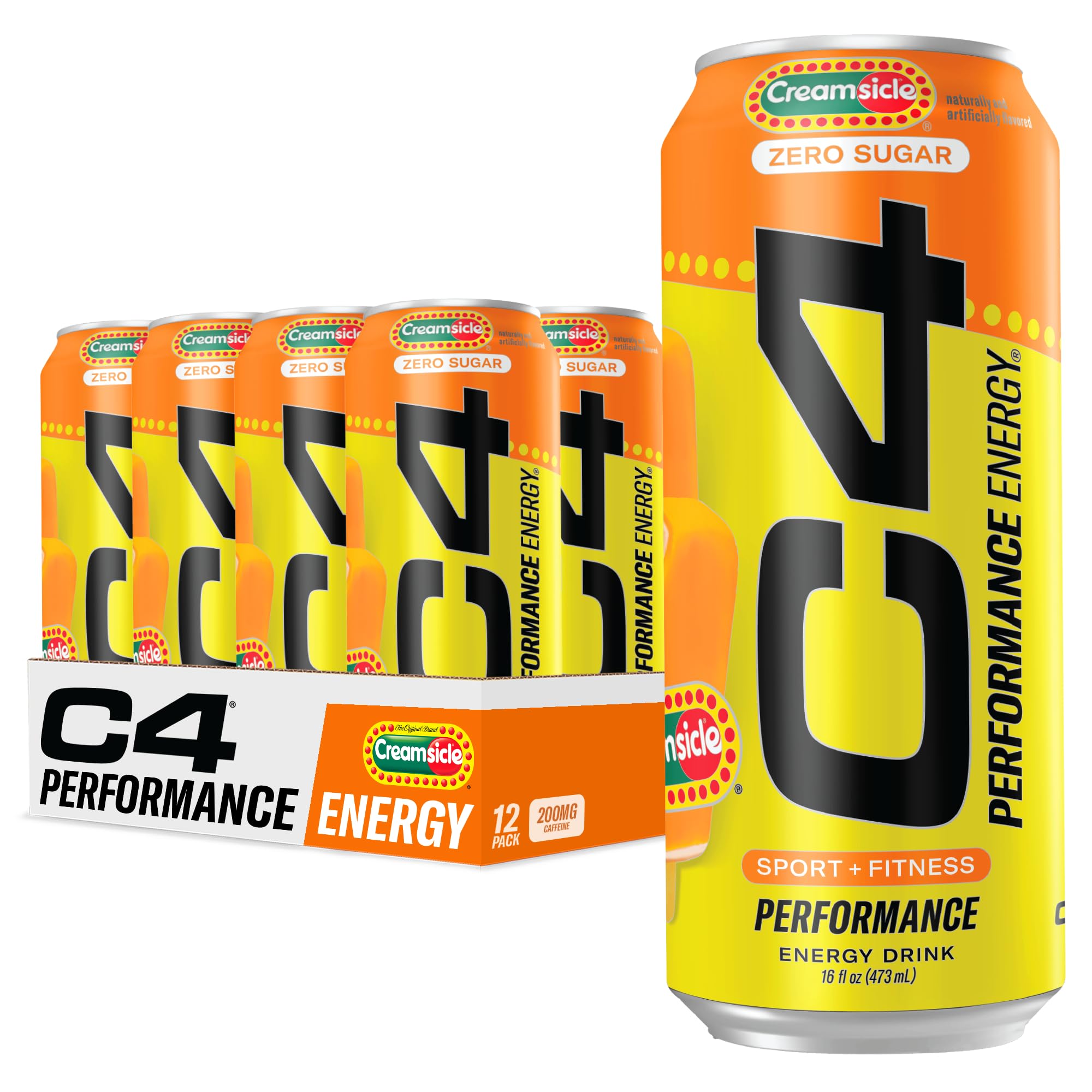 C4 ENERGY DRINK CREAM SICLE ZERO SUGAR