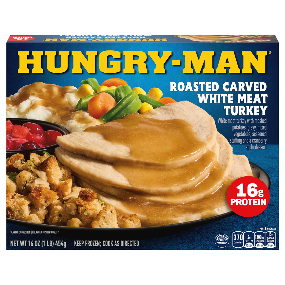 HUNGRY MAN ROASTED CARVED WHITE MEAT