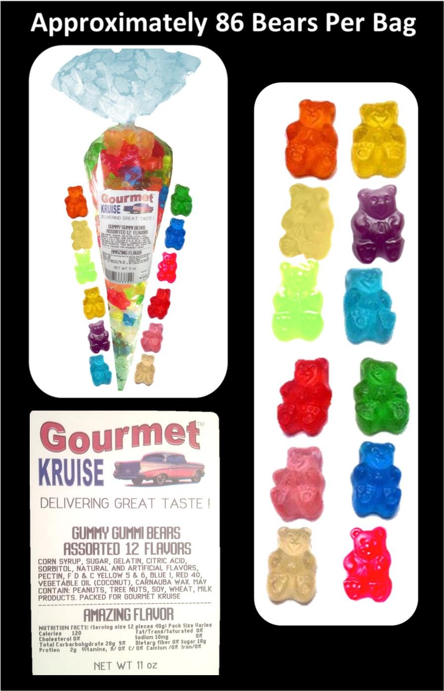 GUMMY BEAR CASHEWS 2OZ