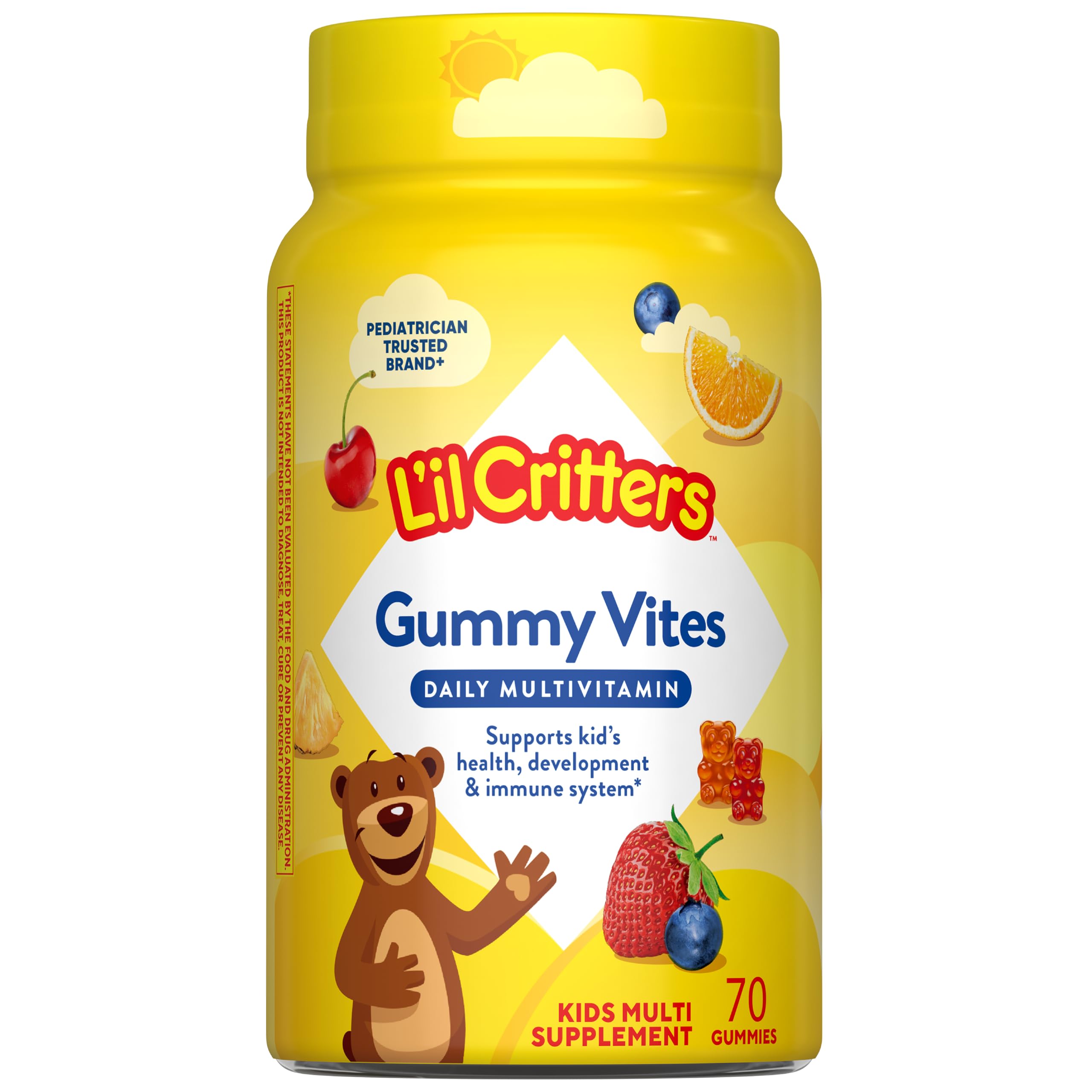 LIL CRITTERS MULTIVITAMIN GUMMIES 70P