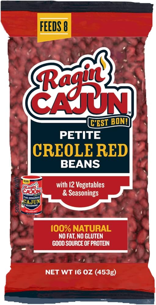 RAGIN CAJUN RED BEANS SEASONED 16OZ