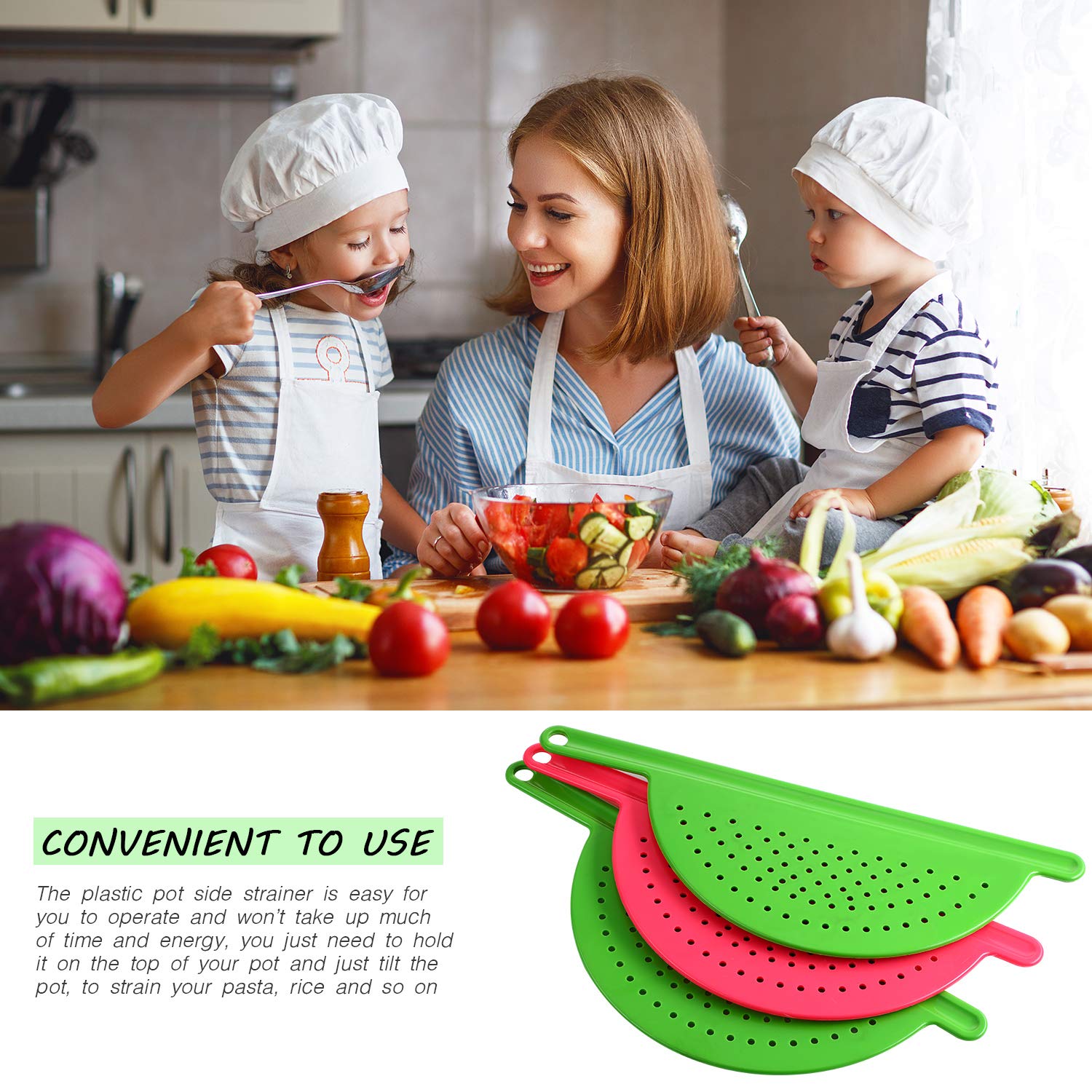FAMILY MAID STRAINER WITH HAND