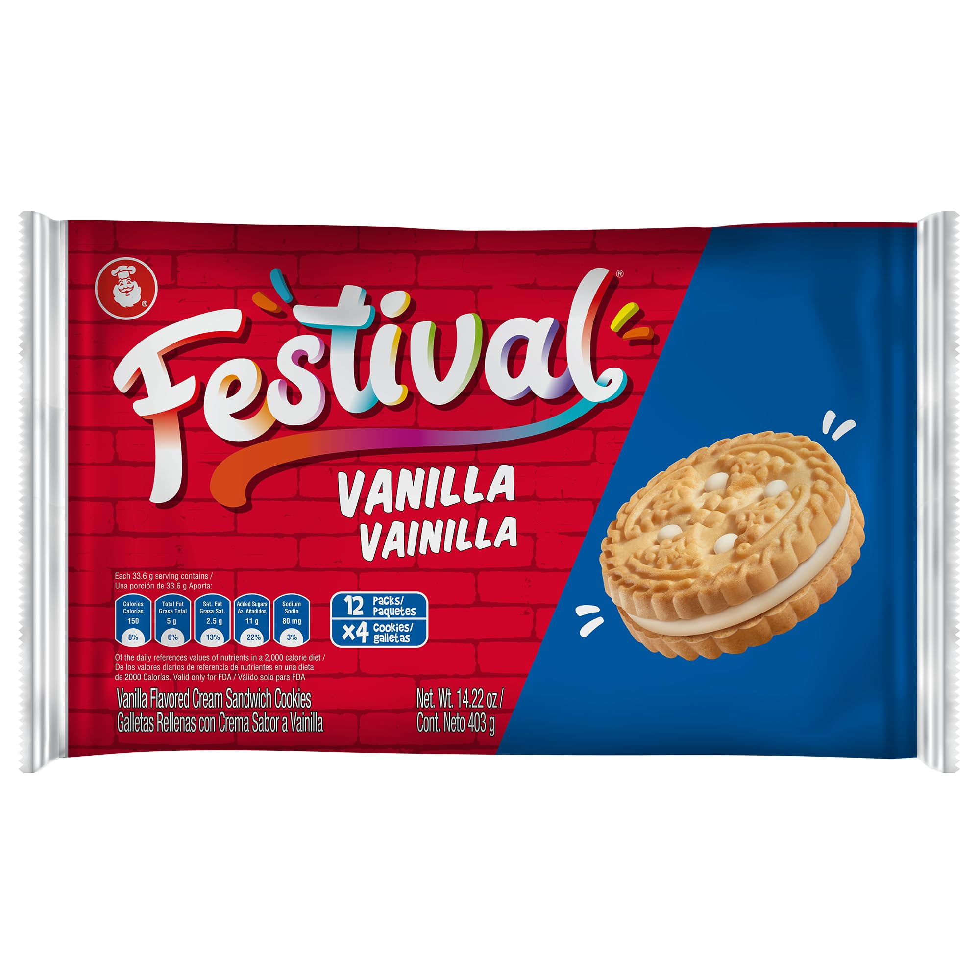 FESTIVAL VANILLA 14.22OZ