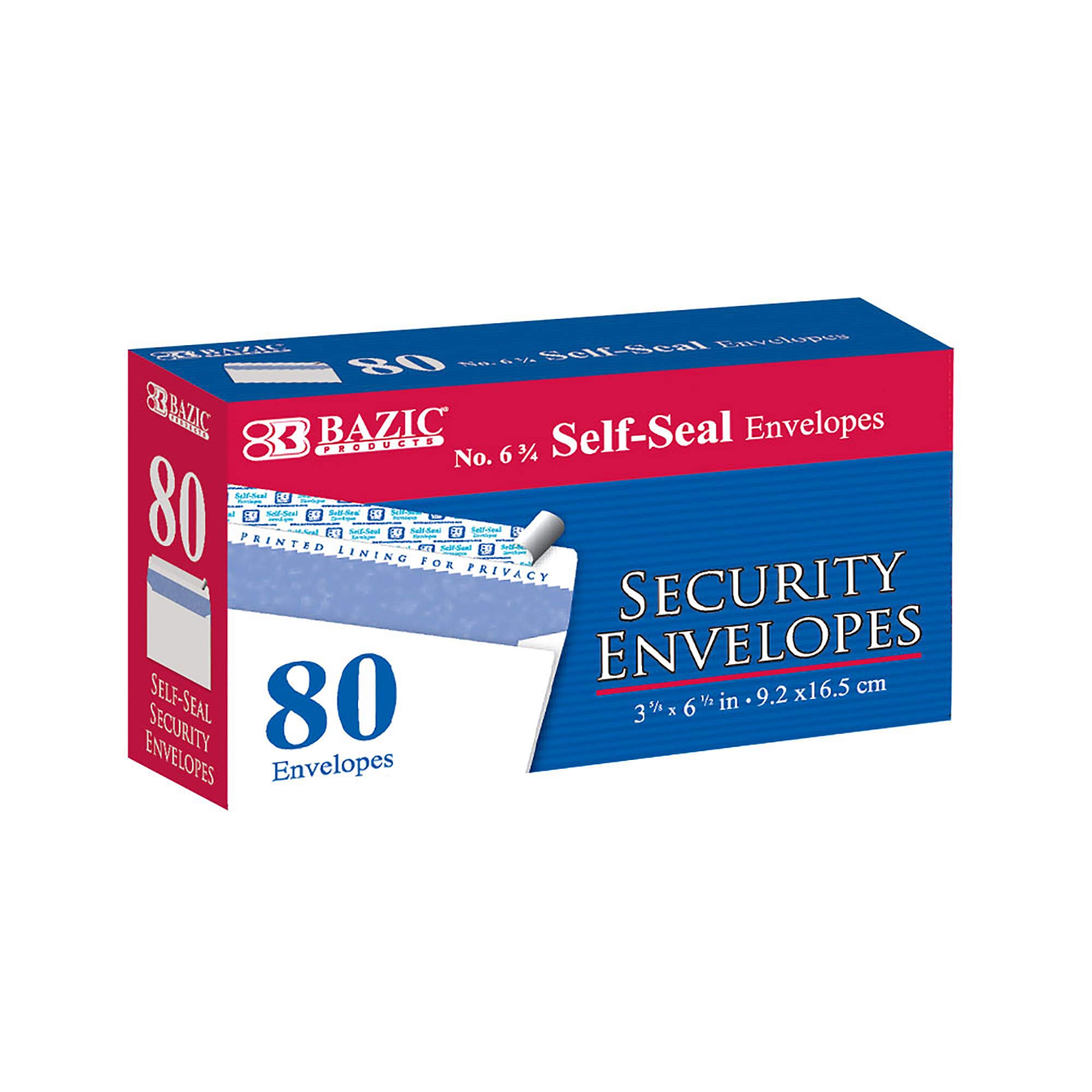 BAZIC SECURITY ENVELOPES