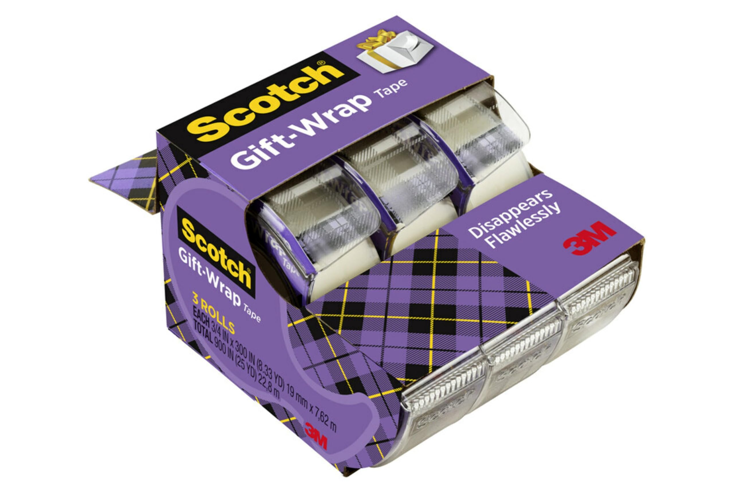 SCOTCH GIFT WRAP TAPE 3P