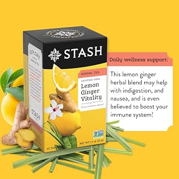 STASH LEMON GINGER VITALITY