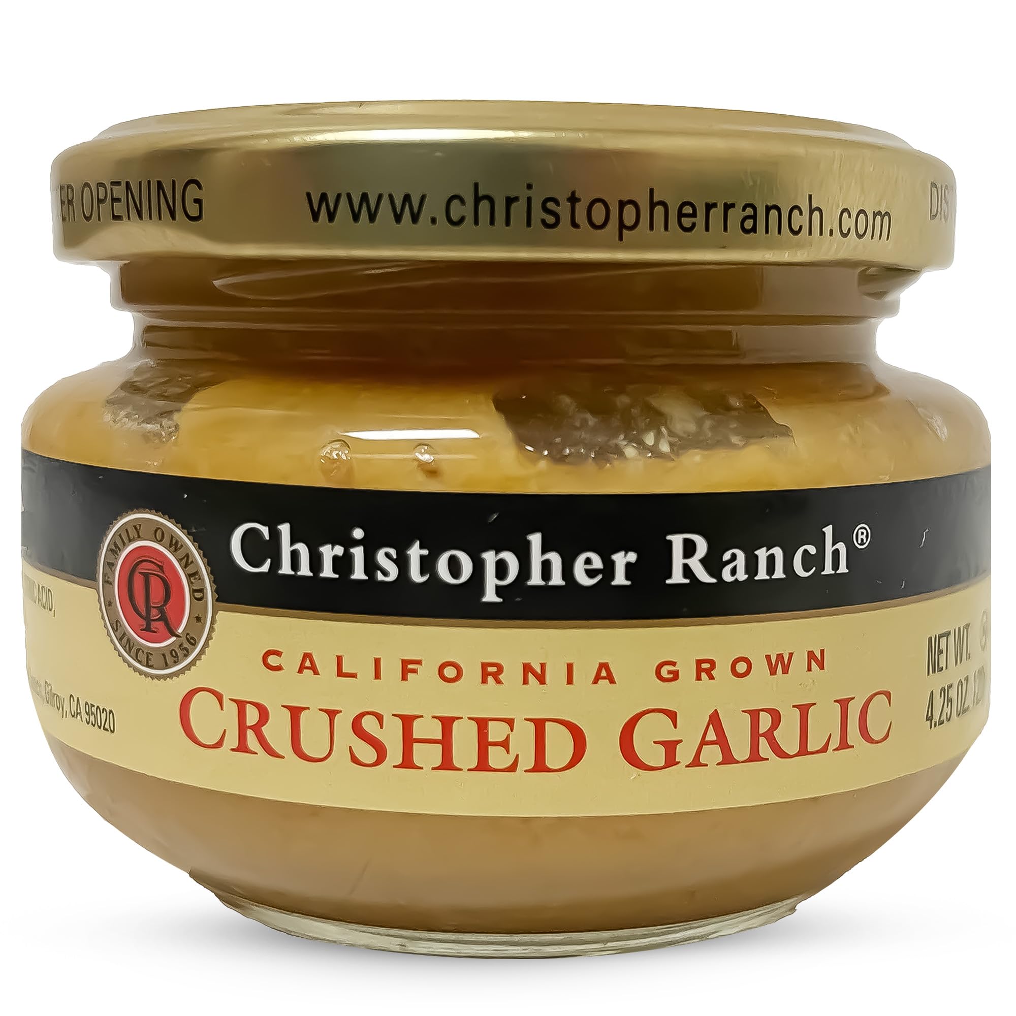 CHRISTOPHER RANCH CRUSHED GARLIC 4.25OZ
