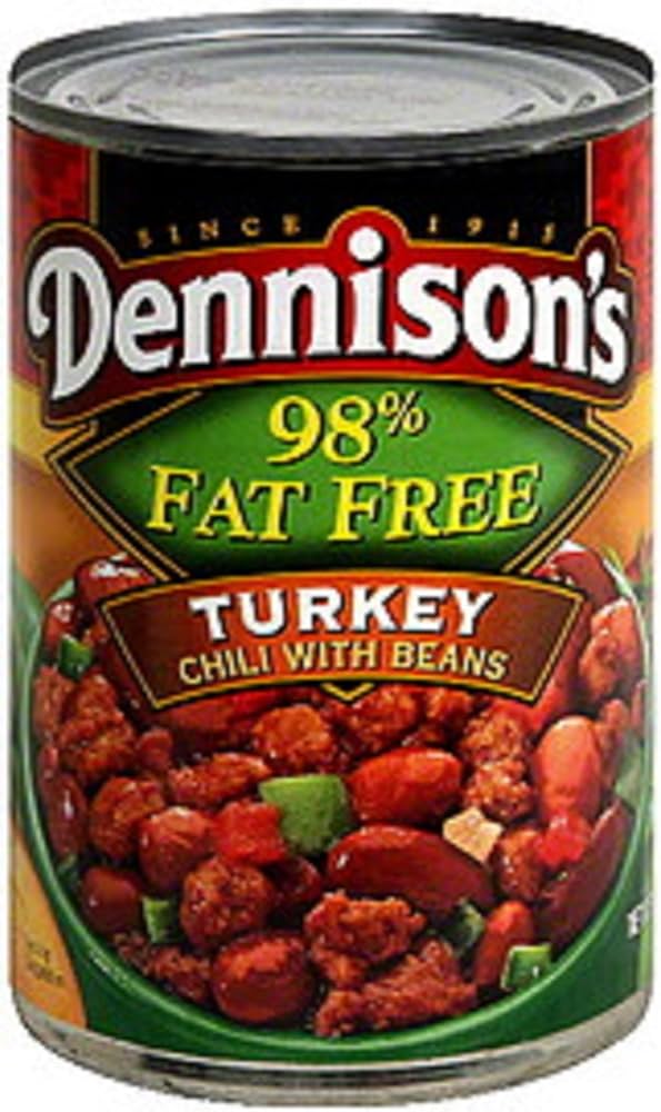 DENNISONS TURKEY CHILI WITH BEANS 15OZ