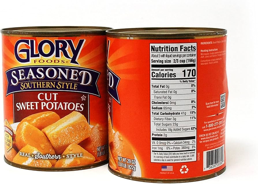 GLORY CANDIED YAMS 29OZ