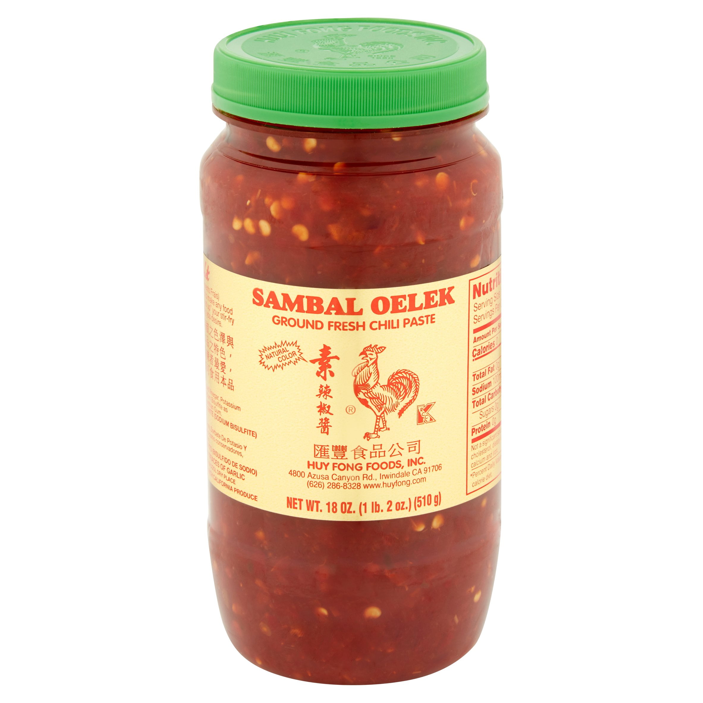SAMBAL OELEK CHILI PASTE 18 OZ