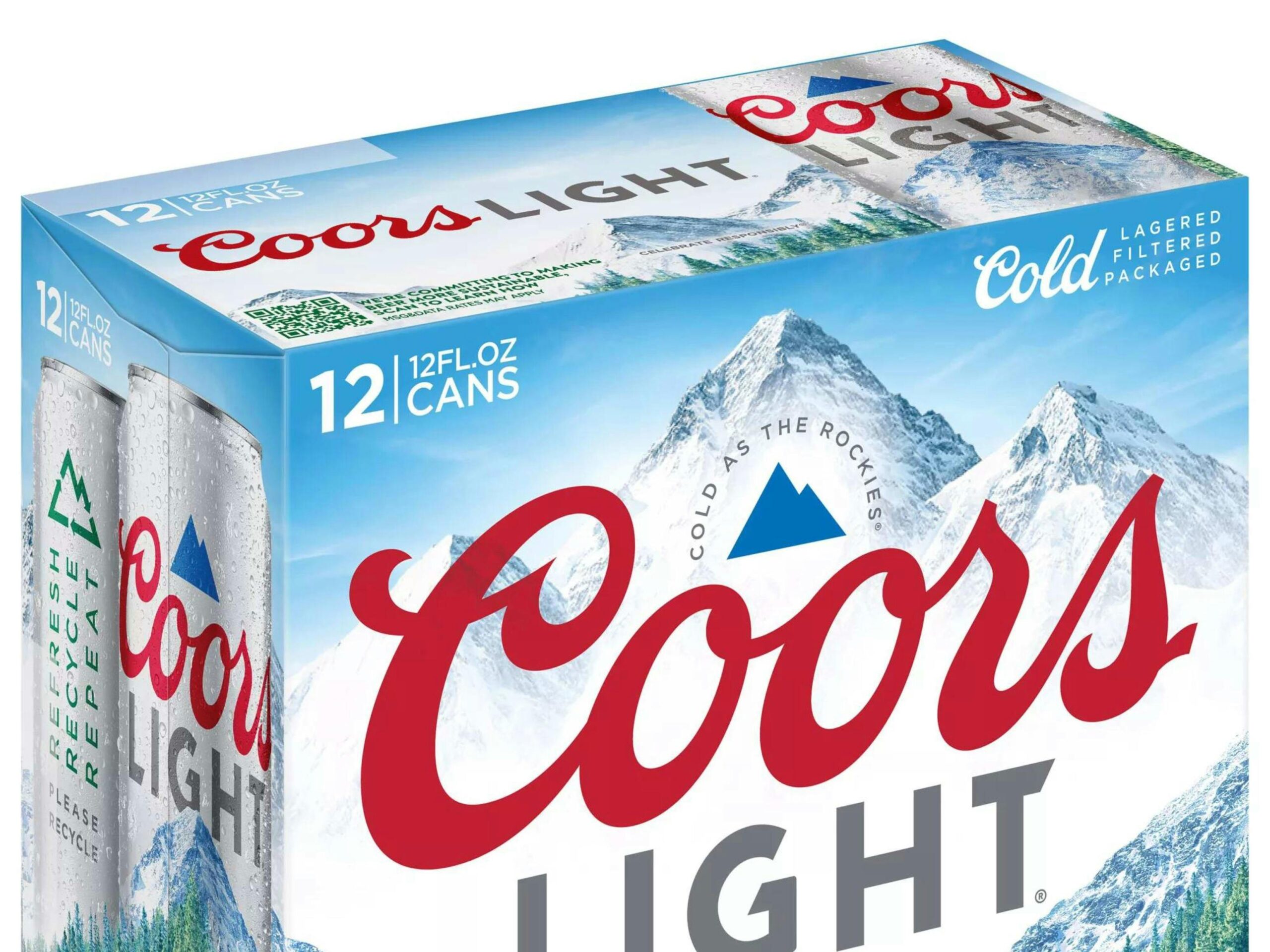 COORS LIGHT CAN 12P