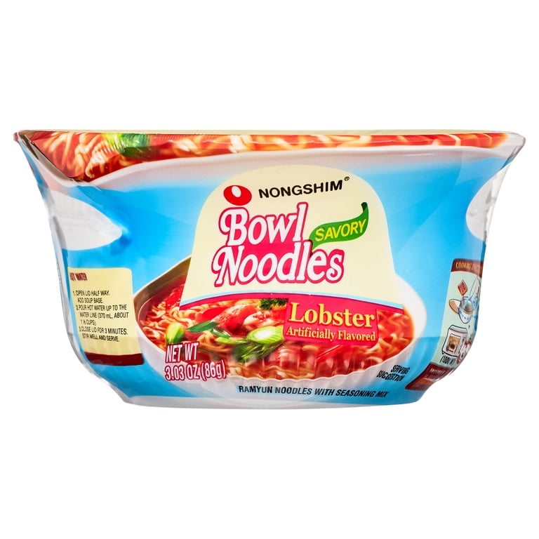 NONGSHIM BOWL NOODLES LOBSTER 3.03OZ