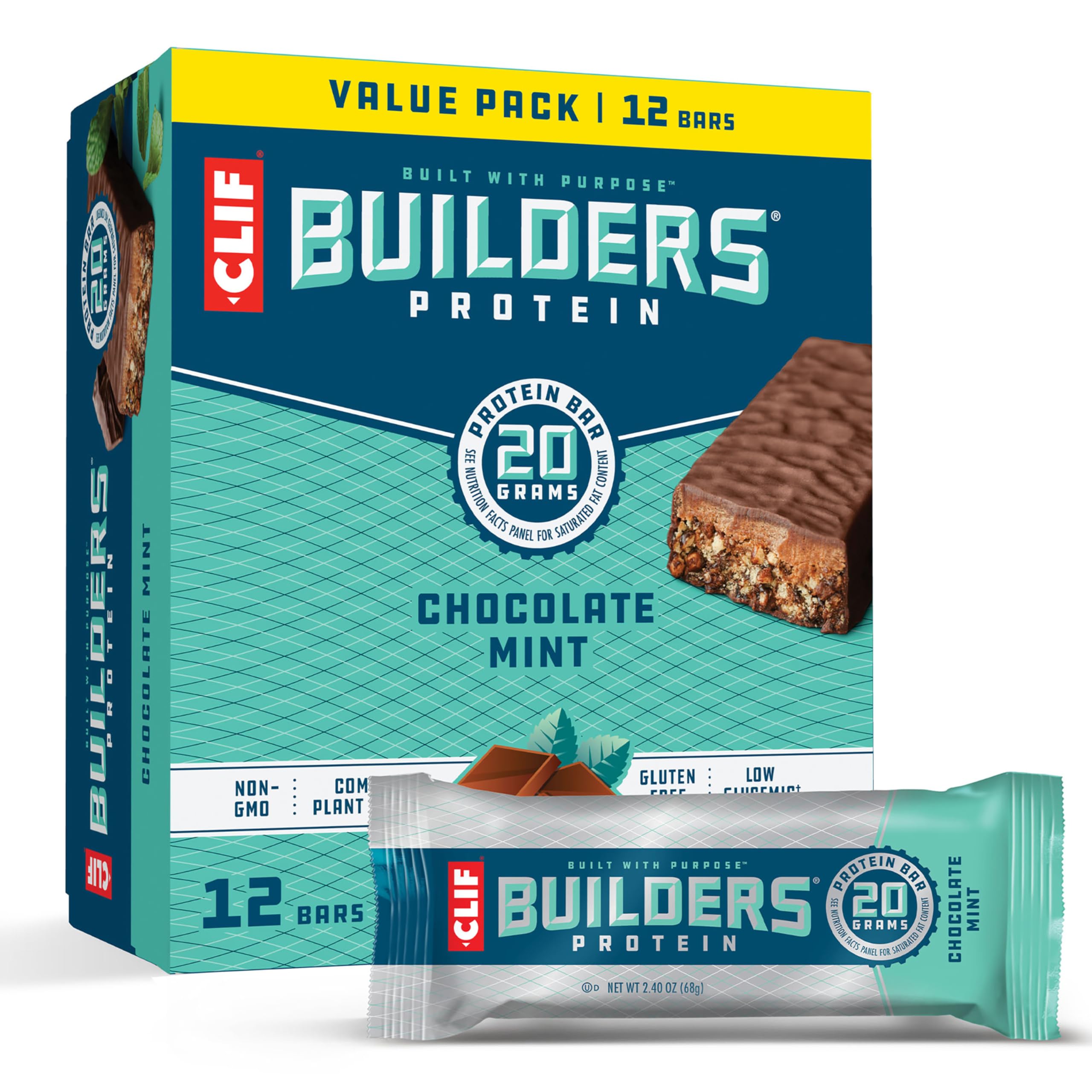 CLIF BUILDERS CHOCOLATE MINT