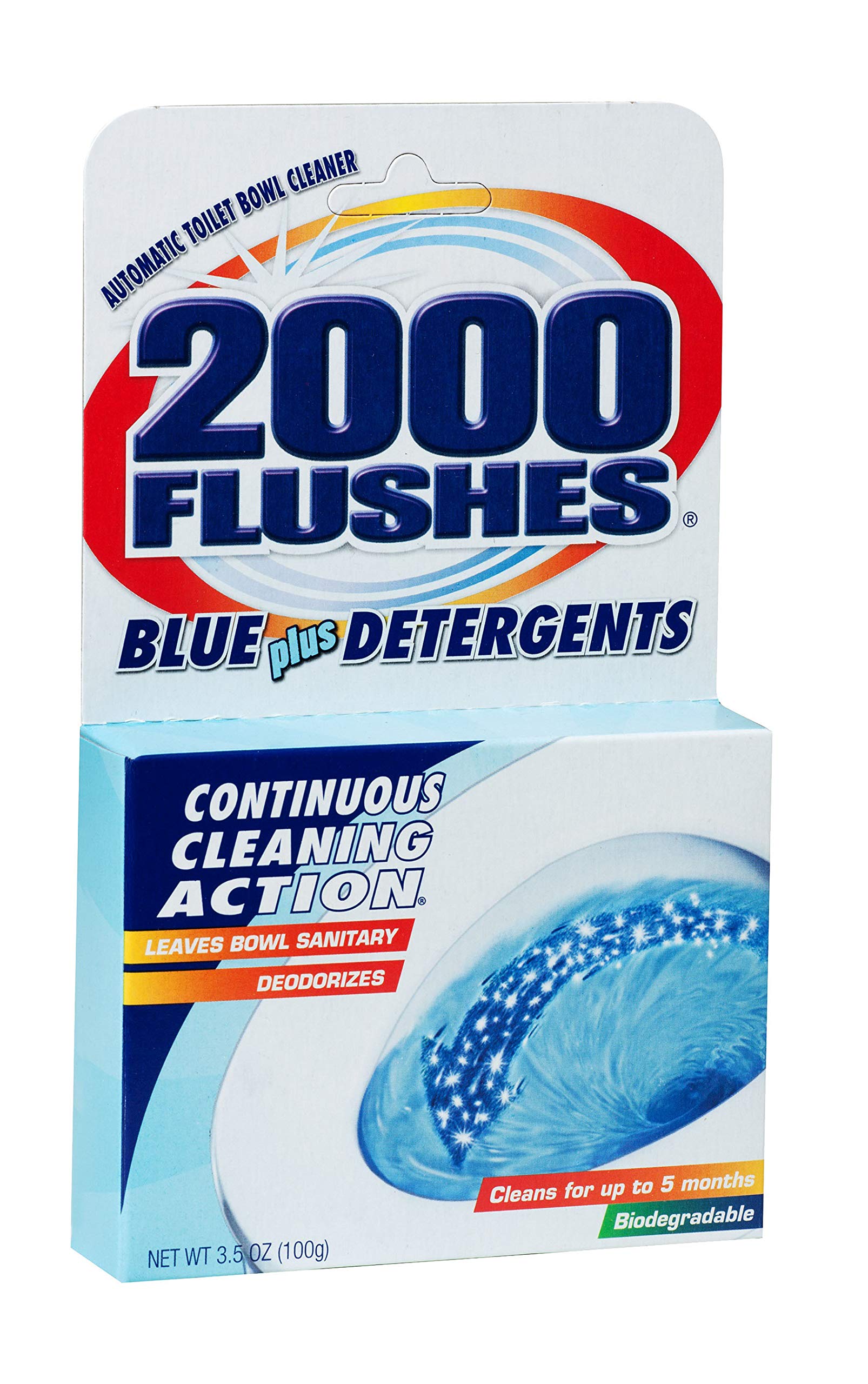 2000 FLUSHES BLUE PLUS DETERGENTS 3.5OZ