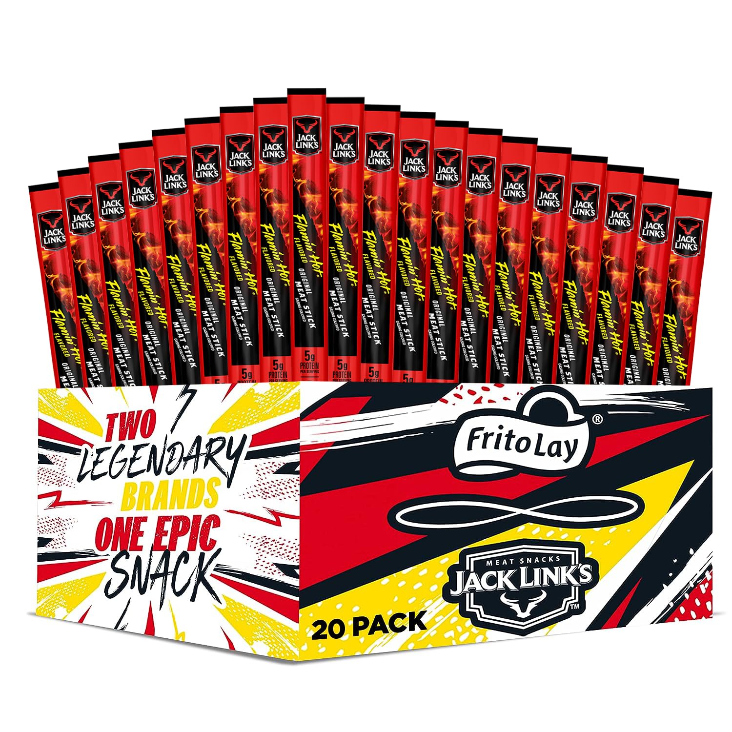 JACK LINKS MEAT STICK FLAMIN HOT