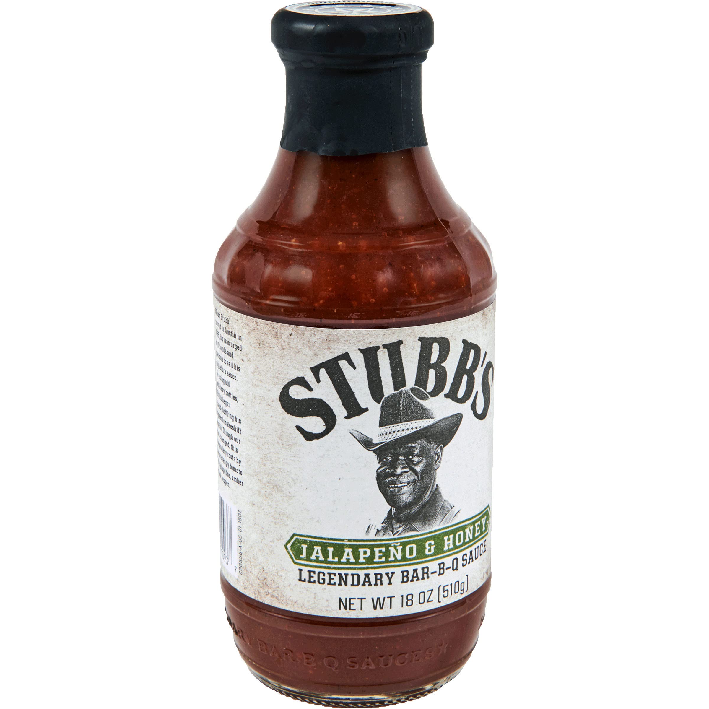 STUBBS JALAPENO & HONEY BBQ SAUCE 18OZ
