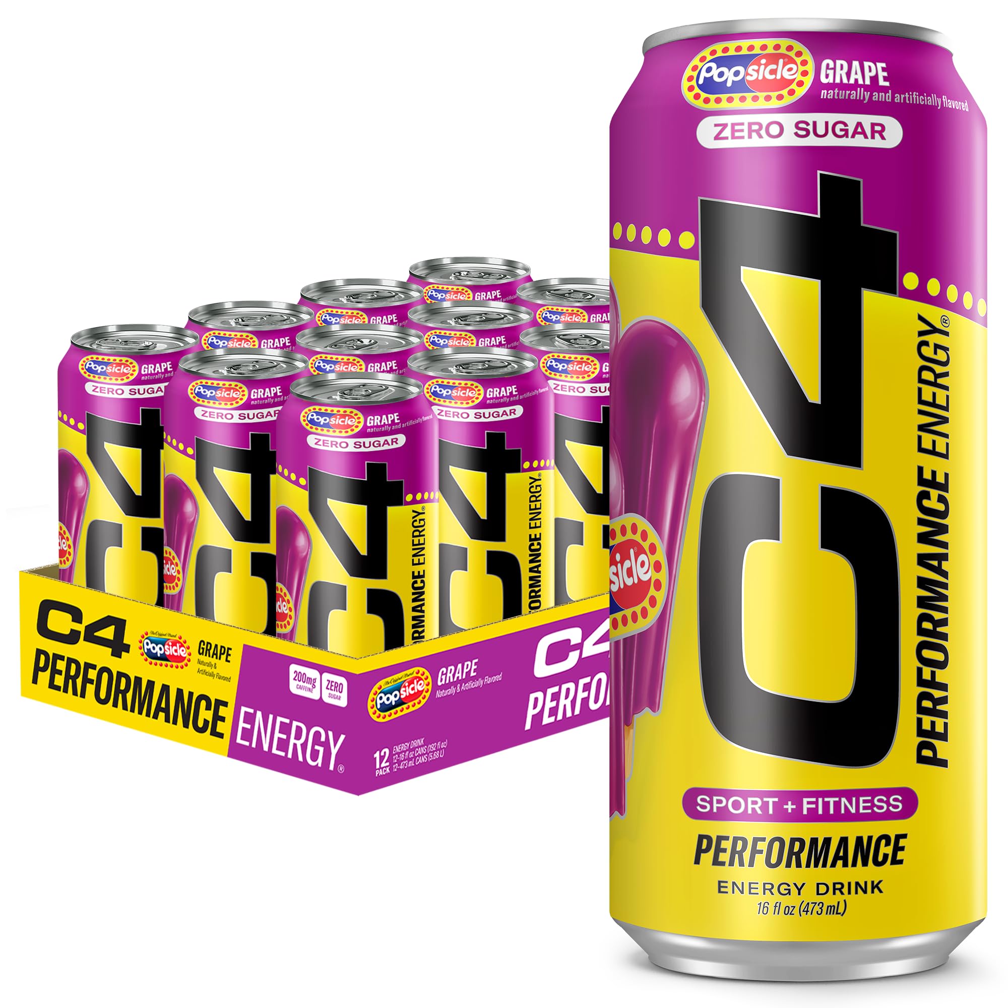 C4 ENERGY DRINK GRAPE ZERO SUGAR