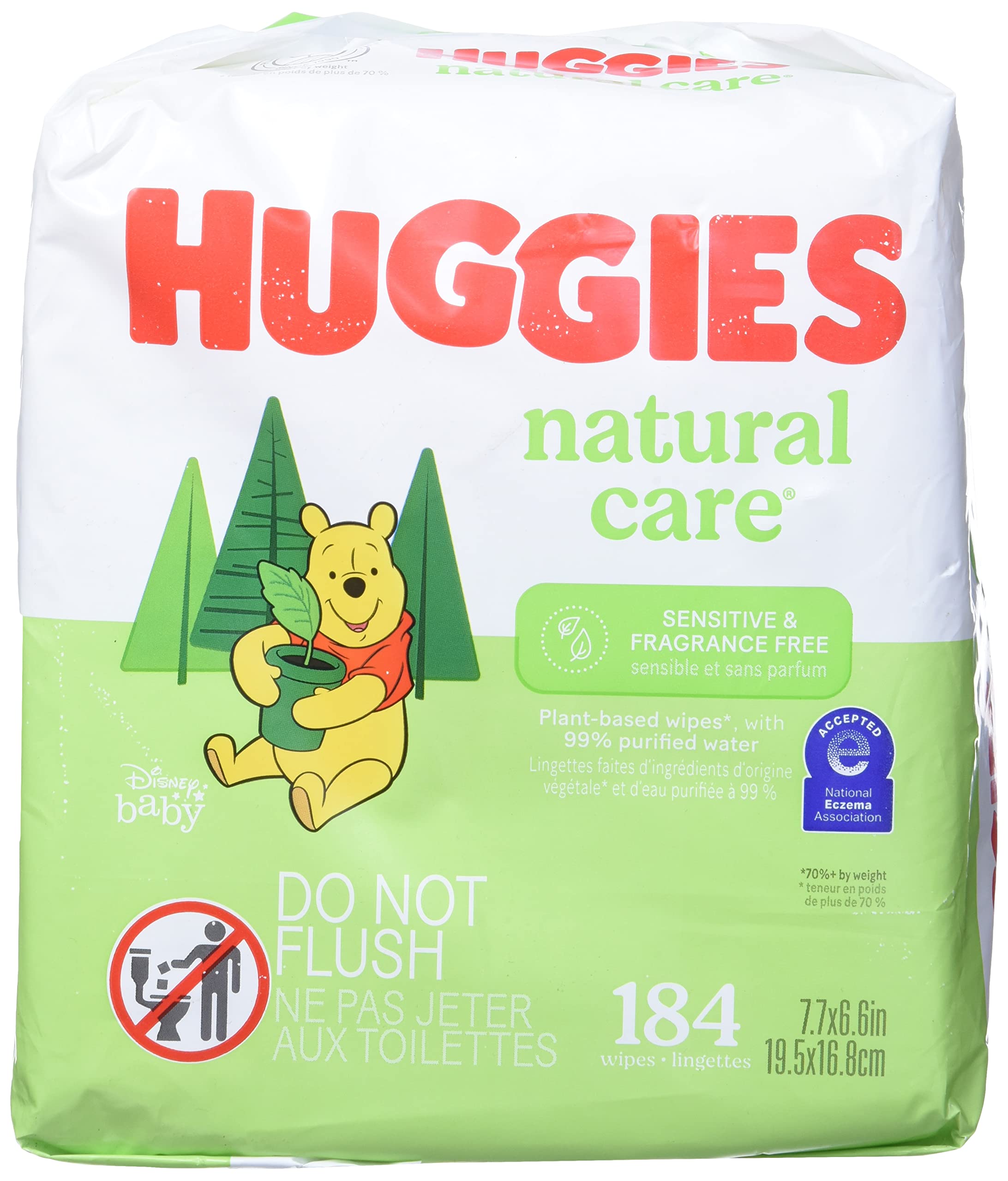 HUGGIES NATURAL CARE 184P