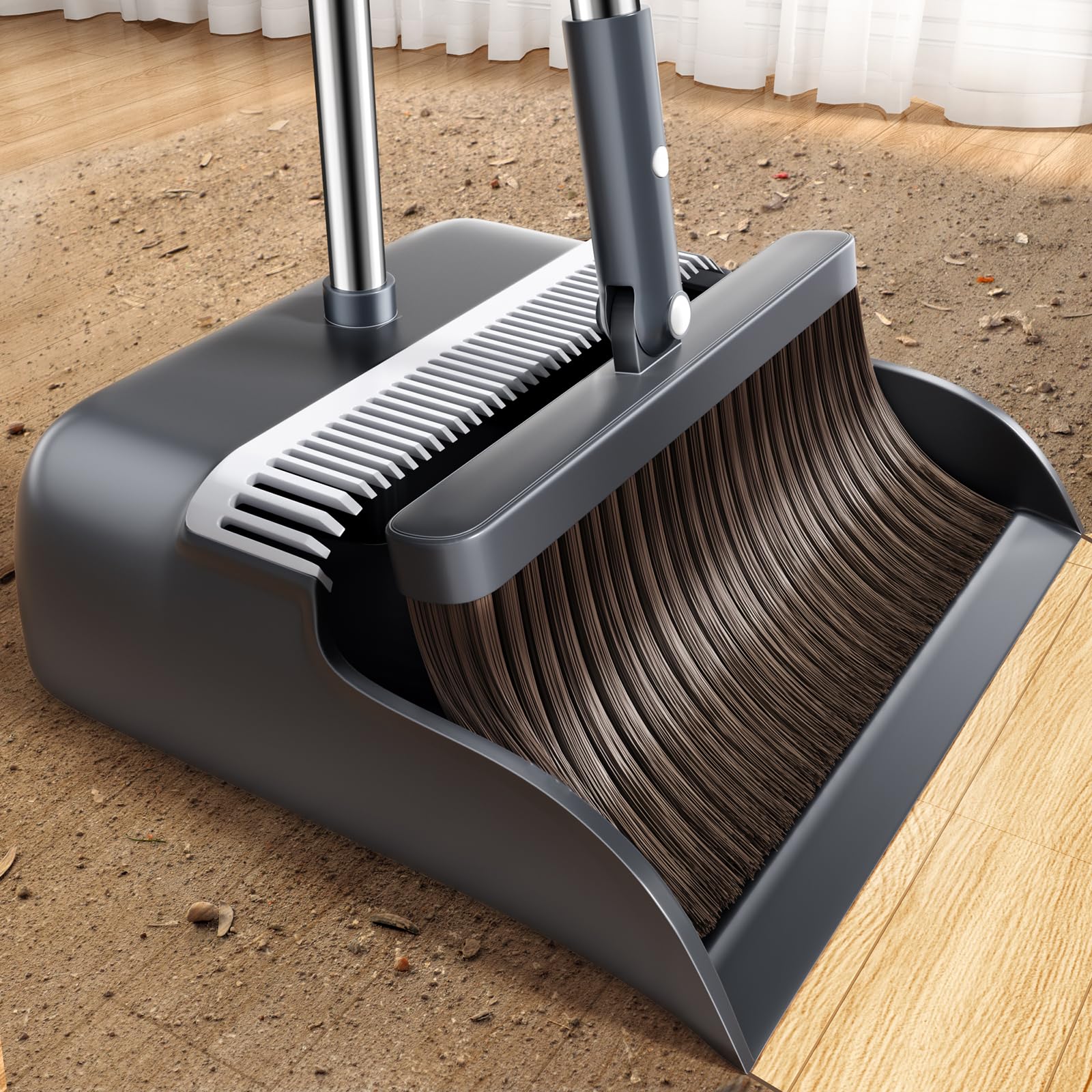 SIMPLY HOME BROOM AND DUST PAN