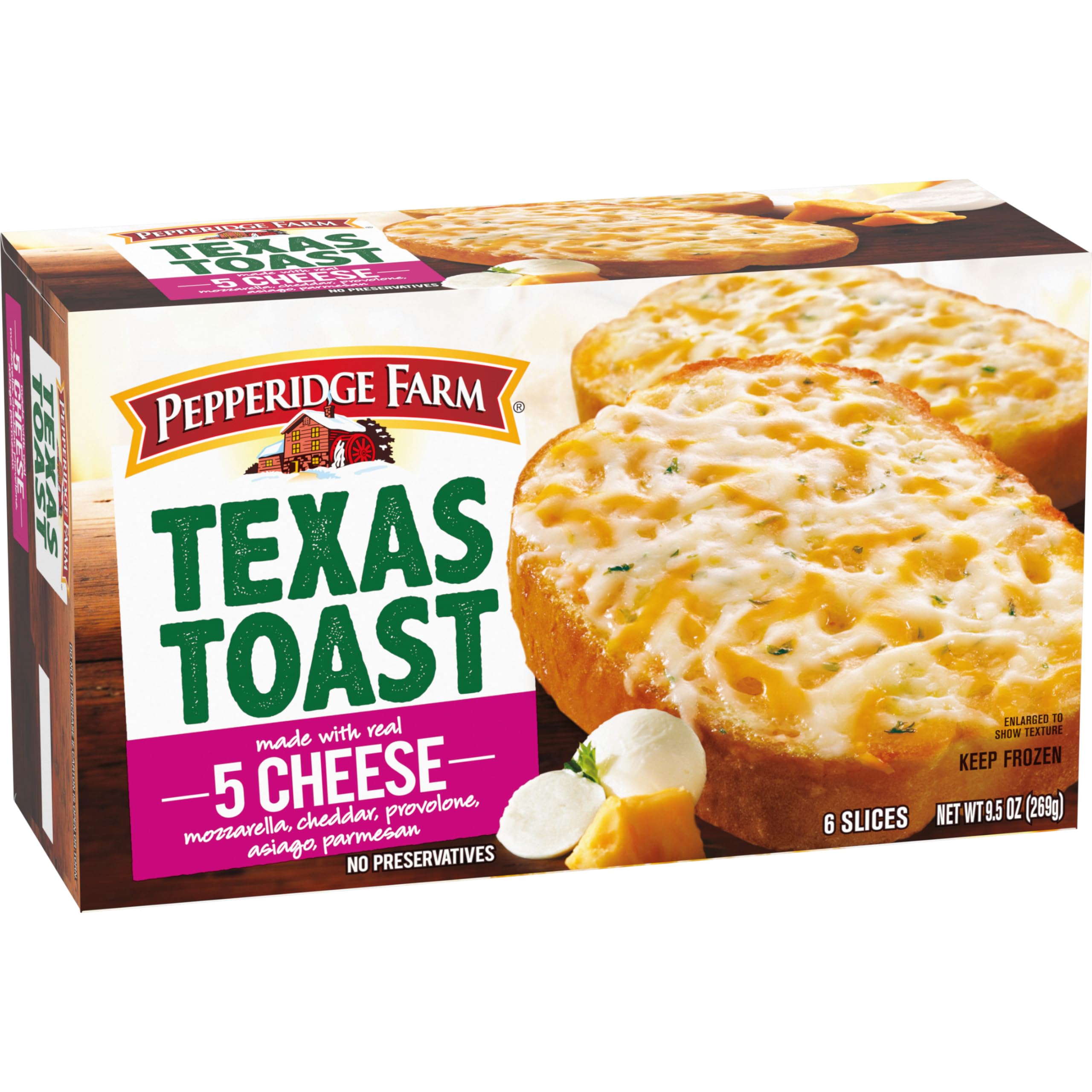 PEPPERIDGE FARM TEXAS TOAST 5 CHEESE 6P