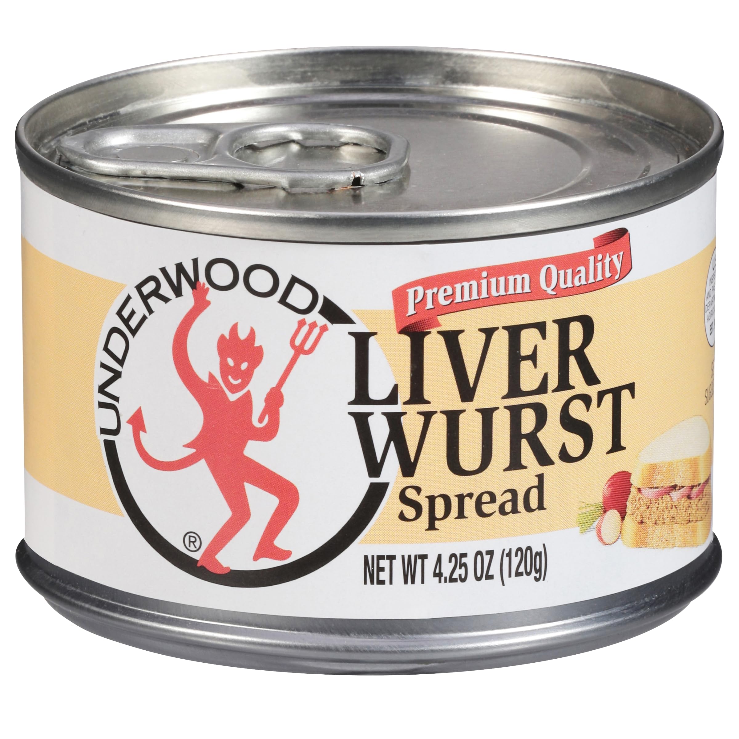 UNDERWOOD LIVERWURST SPREAD 4.25OZ